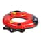 Swim Central 24" Inflatable Red & Black Ladybug Swim Ring Tube Pool Float